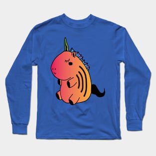 Pink Cute Chubbicorns Long Sleeve T-Shirt